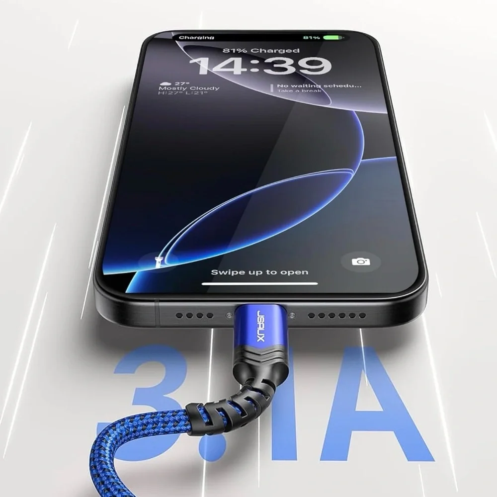Blue USB-C Cable 2-Pack